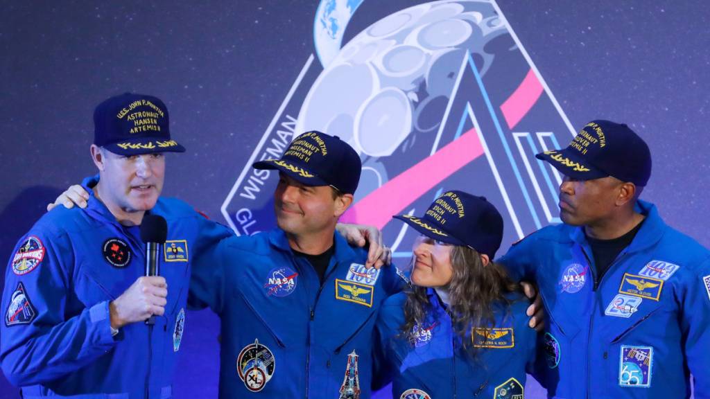 Die «Artemis 2»-Crew zeigte sich zurück auf der Erde nachdenklich. (Archivbild)