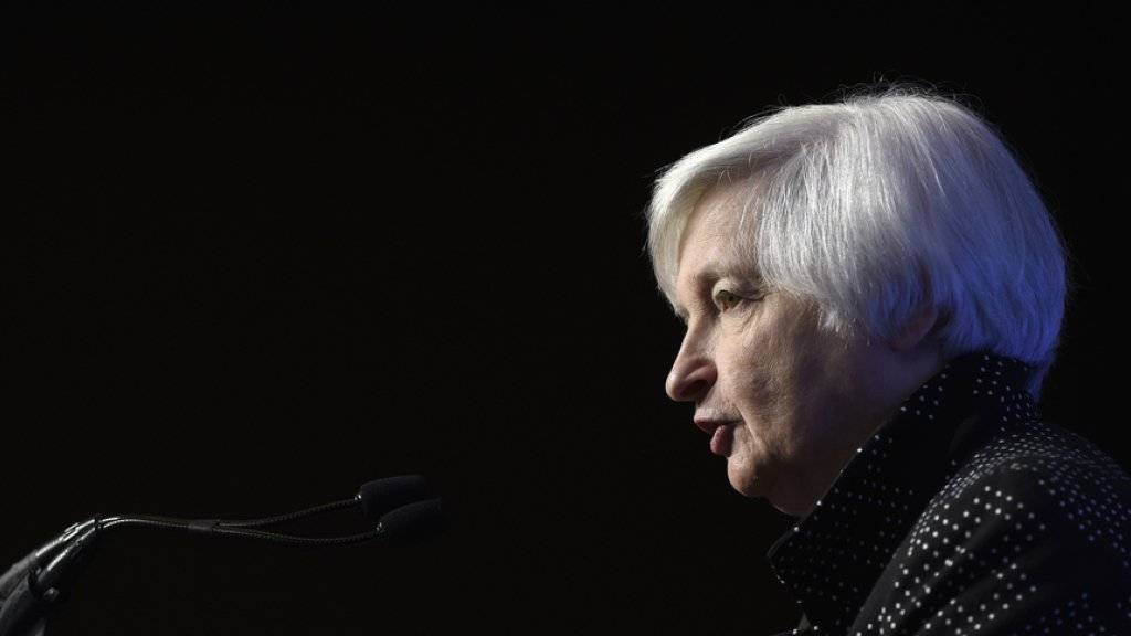 Schraubt nicht am Leitzins: US-Notenbankchefin Janet Yellen. (Archiv)