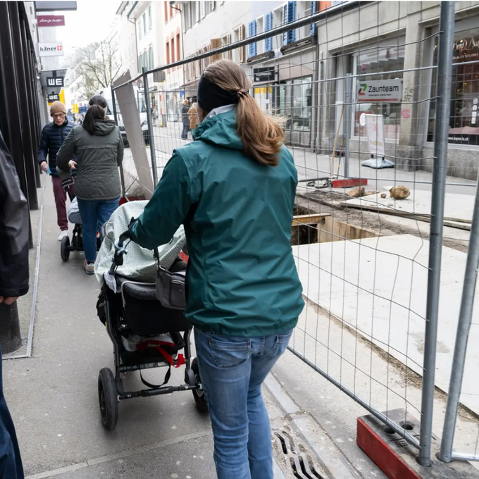 Die engste Stelle der Badstrasse wird zum Nadelöhr 