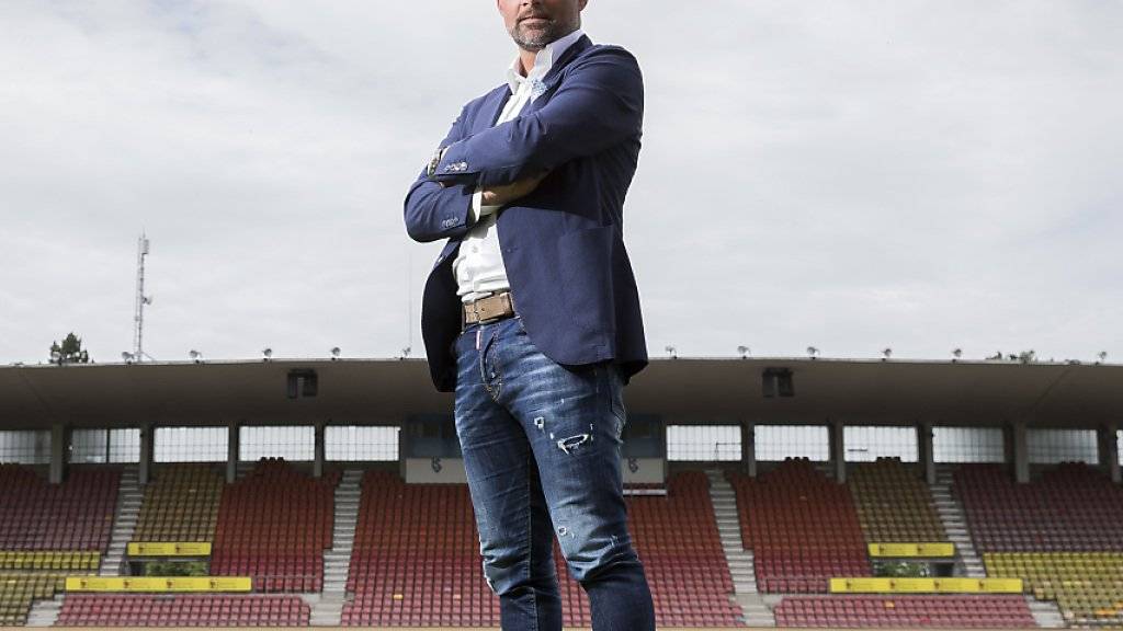 Cheftrainer Giorgio Contini will mit Lausanne-Sport so schnell als möglich zurück in die Super League