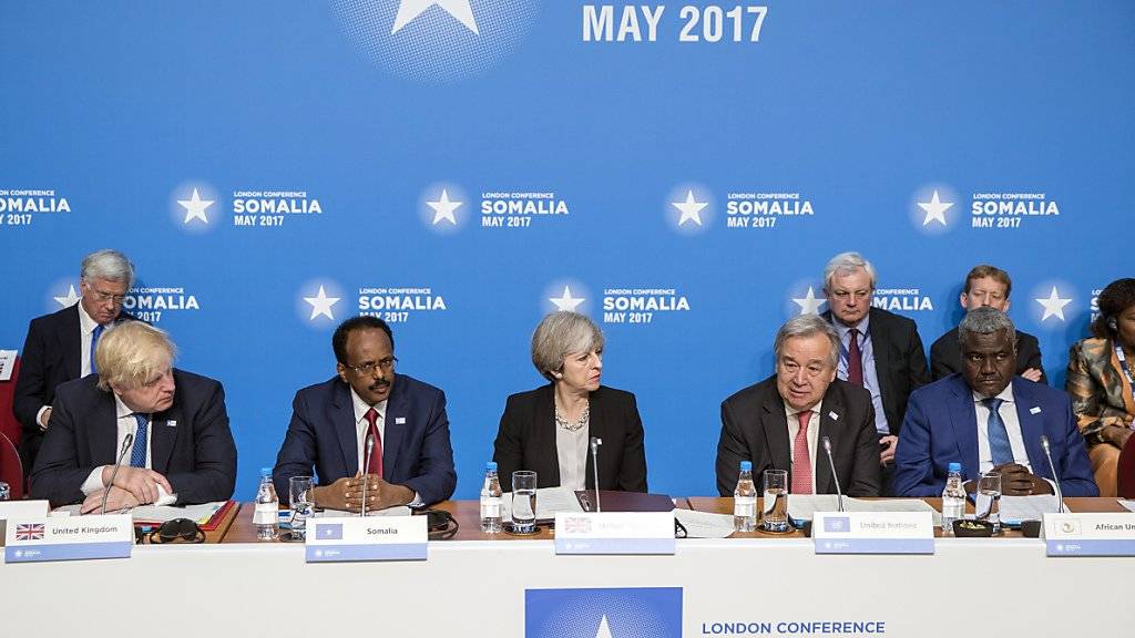 Somalia, die UNO, die Afrikanische Union und Grossbritannien riefen in London die internationale Gemeinschaft auf, mehr Geld in die Stabilität des Krisenstaats am Horn von Afrika zu investieren.