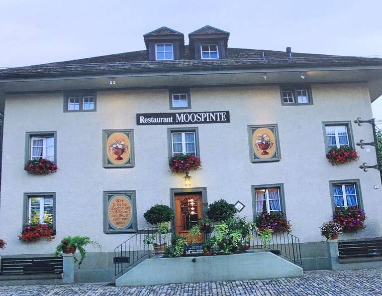 Das Restaurant Moospinte zu Zeiten vom «Chrüteroski».