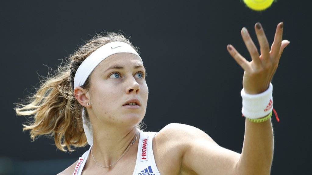 Stefanie Vögele muss weiterhin auf ihren ersten Einzug in einen WTA-Final warten