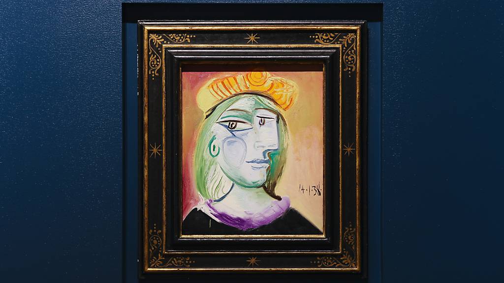 Pablo Picassos Gemälde von Marie Therese aus dem Jahr 1938 ist in der Bellagio Gallery of Fine Art zu sehen. Das Gemälde ist bei einer Auktion in Las Vegas für 40,5 Millionen Dollar (34,8 Millionen Euro) versteigert worden.