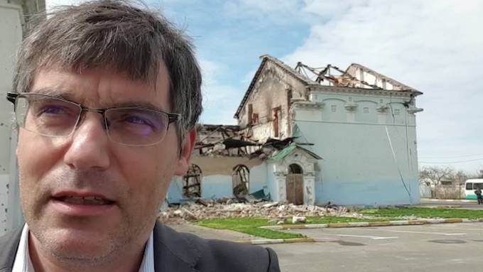 SP-Fraktionspräsident meldet sich aus zerstörter Stadt Irpin