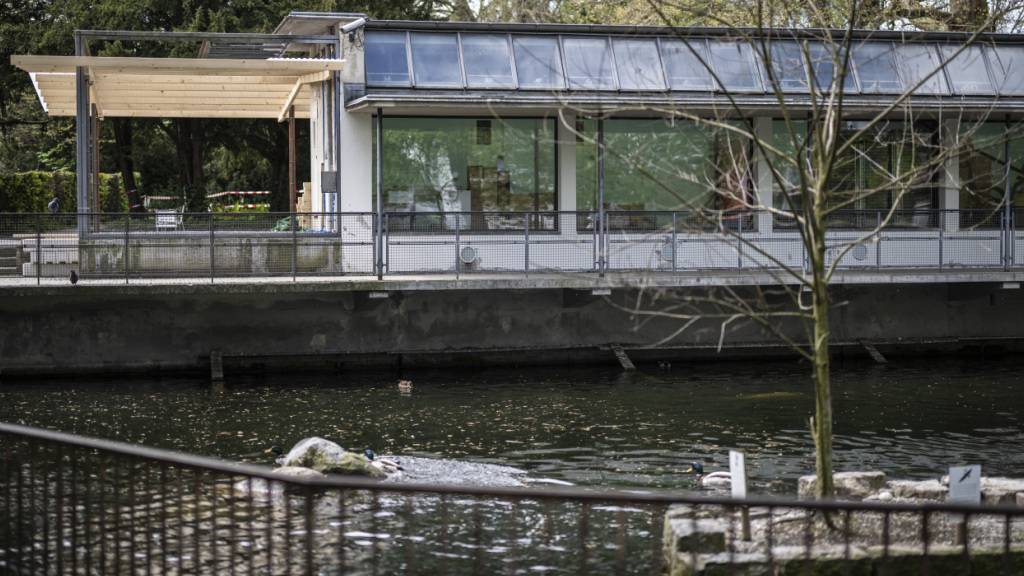 Die Voliere im St. Galler Stadtpark gilt als Zeitdokument des «Neuen Bauens» und ist denkmalgeschützt. (Archivbild)