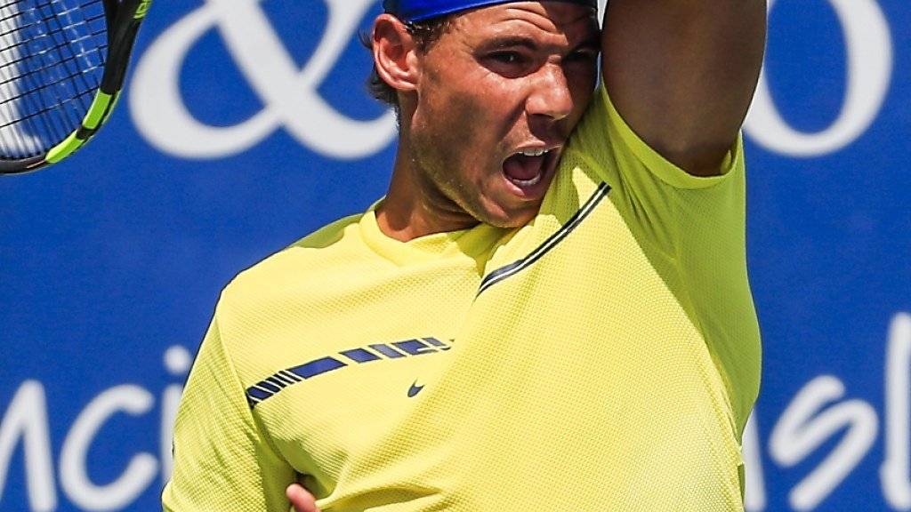 Rafael Nadal nimmt gegen Albert Ramos-Viñolas die erste Hürde des Tages