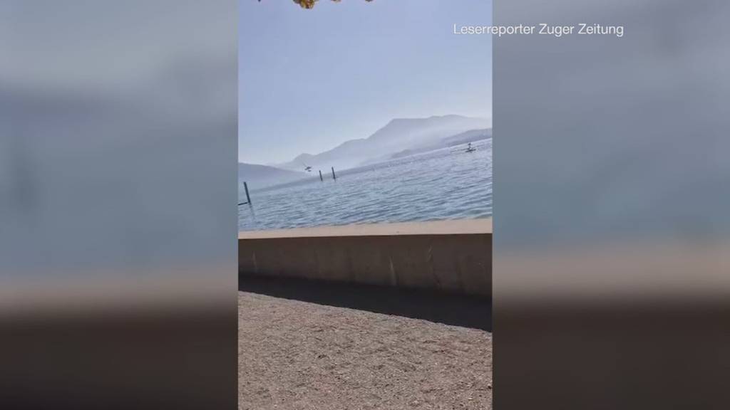 60-jährige Frau stirbt bei Flugzeug-Absturz auf Zugersee