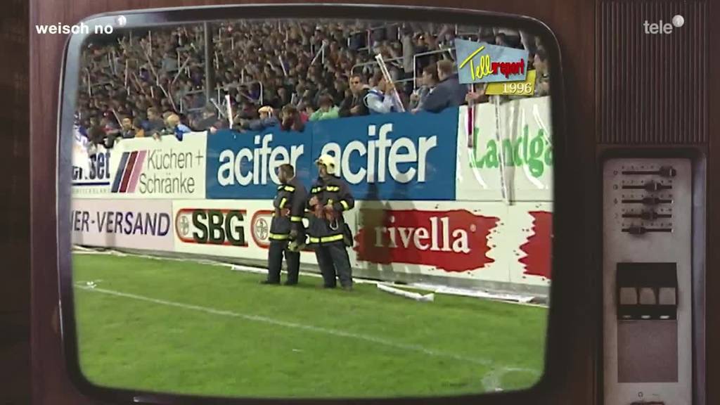 FCB-Fans in Luzern 1996