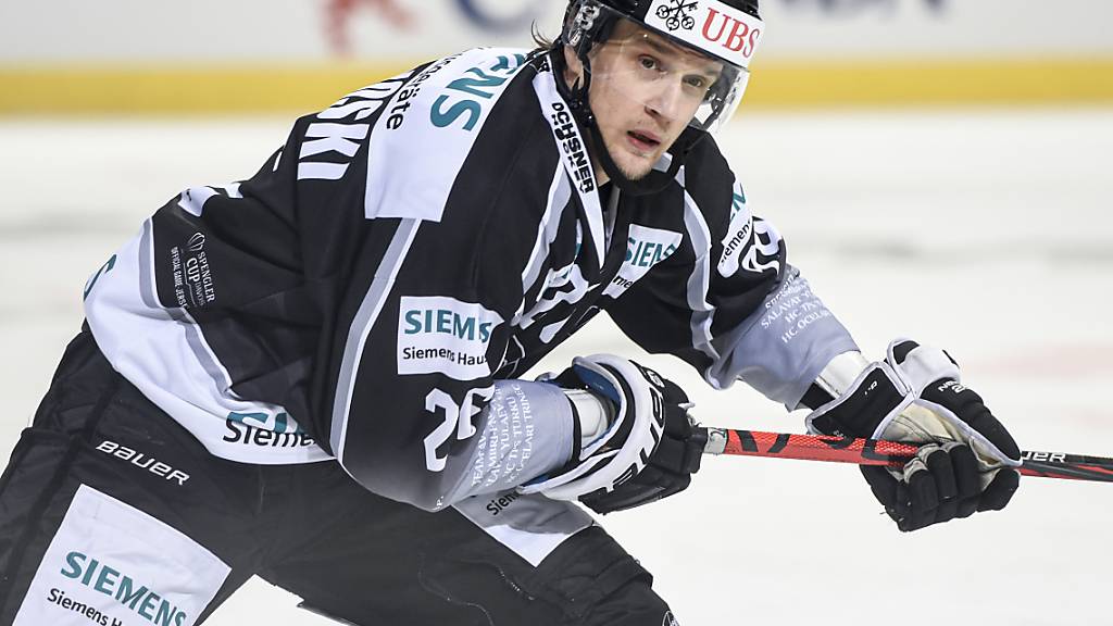 Lauri Korpikoski spielt bis zum Ende der Saison für den EHC Biel
