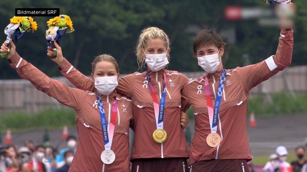 Historischer Olympia-Erfolg: Schweiz holt Gold, Silber und Bronze im Cross-Country