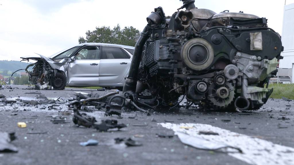 Nach Frontalkollision in Neudorf  – Luzernerstrasse wieder offen