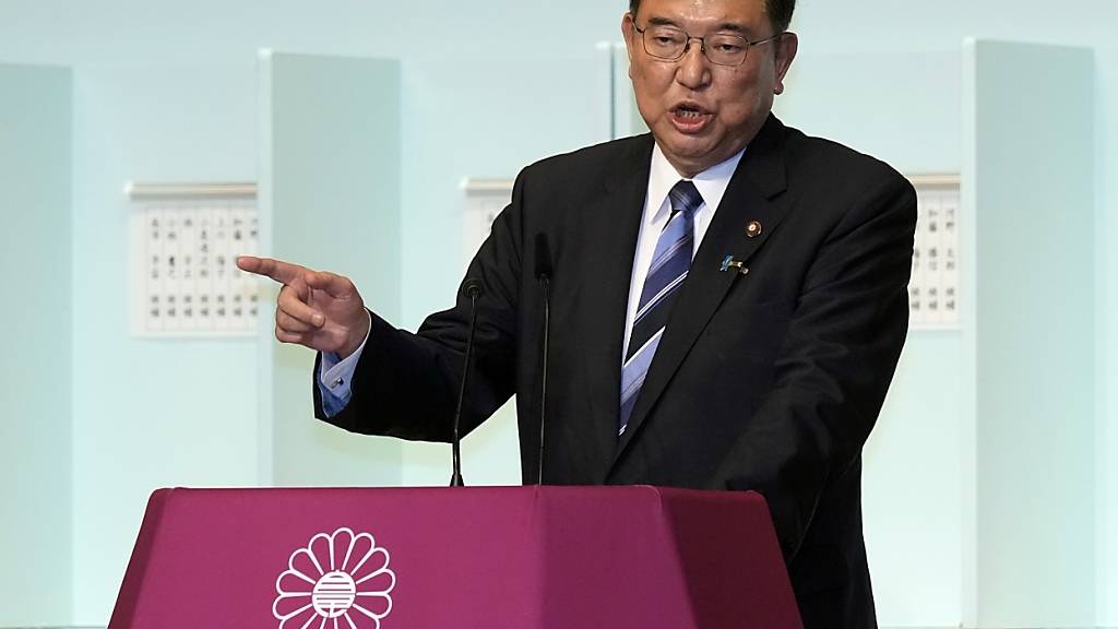 Der ehemalige japanische Verteidigungsminister Shigeru Ishiba soll neuer Premier in Japan werden werden. Foto: Hiro Komae/Pool AP/AP