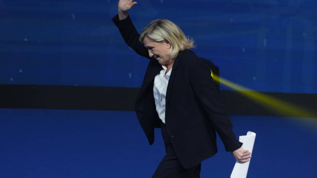 ARCHIV - Die rechtsnationale französische Politikerin Marine Le Pen. Foto: Paul White/AP/dpa/Archivbild