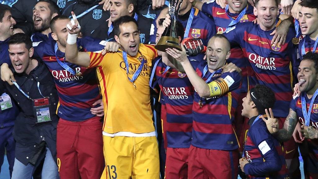 Der FC Barcelona gewinnt in Yokohama (Jap) nach 2009 und 2011 zum dritten Mal die Klub-WM