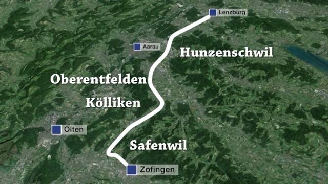 Alle 30 Minuten von Lenzburg nach Zofingen