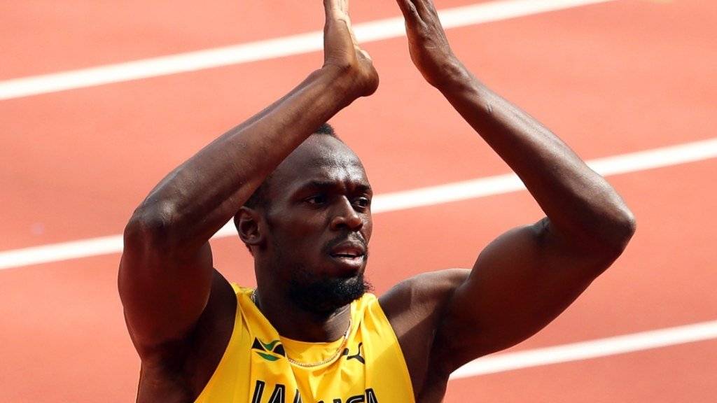Usain Bolt feiert seinen Abschied von der Leichtathletik