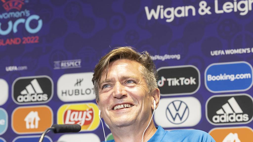 Nationaltrainer Nils Nielsen freut sich, geht das Abenteuer Euro 2022 endlich los für die Schweiz