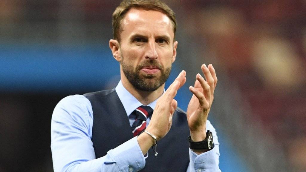 Nationalcoach Gareth Southgate will mit England das Spiel um den 3. Rang gegen Belgien gewinnen