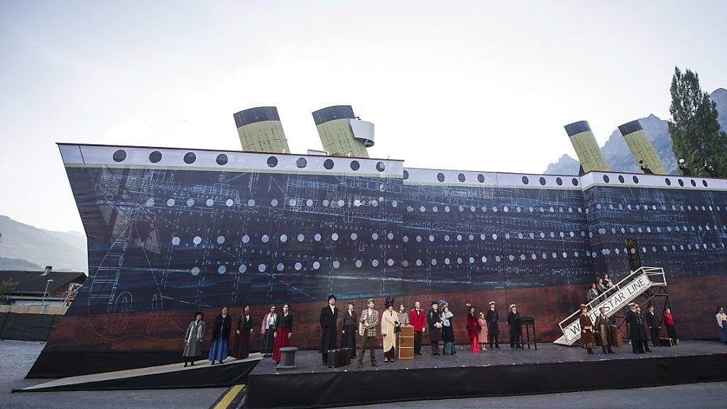 Vom Walensee an den Luganer See. Das Musical Titanic startet am 10. August in Melide TI.