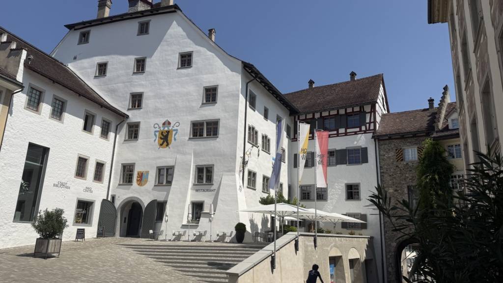 Der Hof in der Wiler Altstadt ist das Wahrzeichen der Stadt.