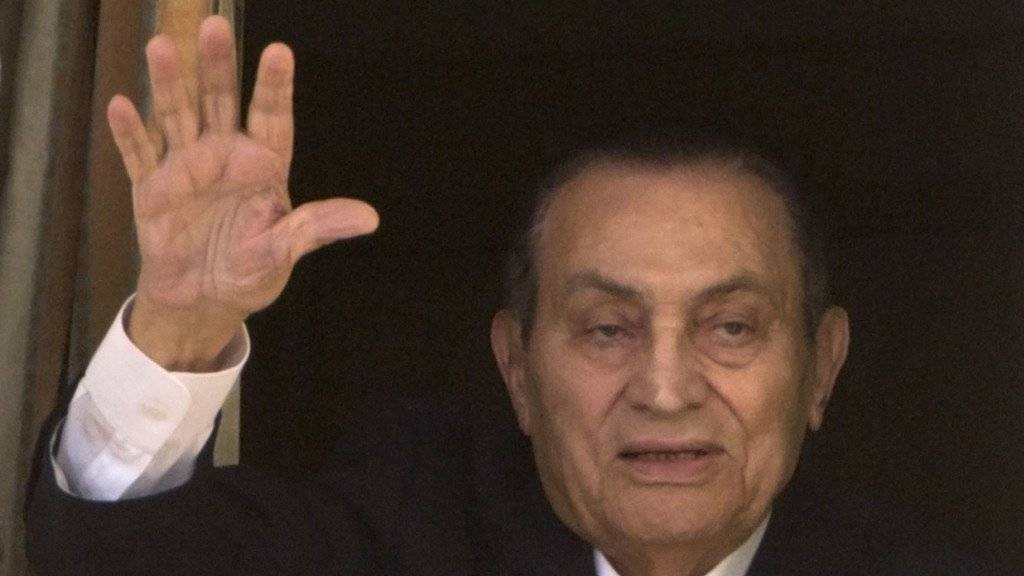 Der ehemalige ägyptische Präsident Hosni Mubarak hatte Gelder in der Schweiz deponiert. Diese bleiben gesperrt. (Archiv)