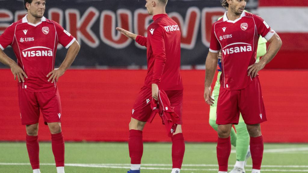 Die Spieler des FC Thun haben eine enttäuschende erste Saison-Phase hinter sich
