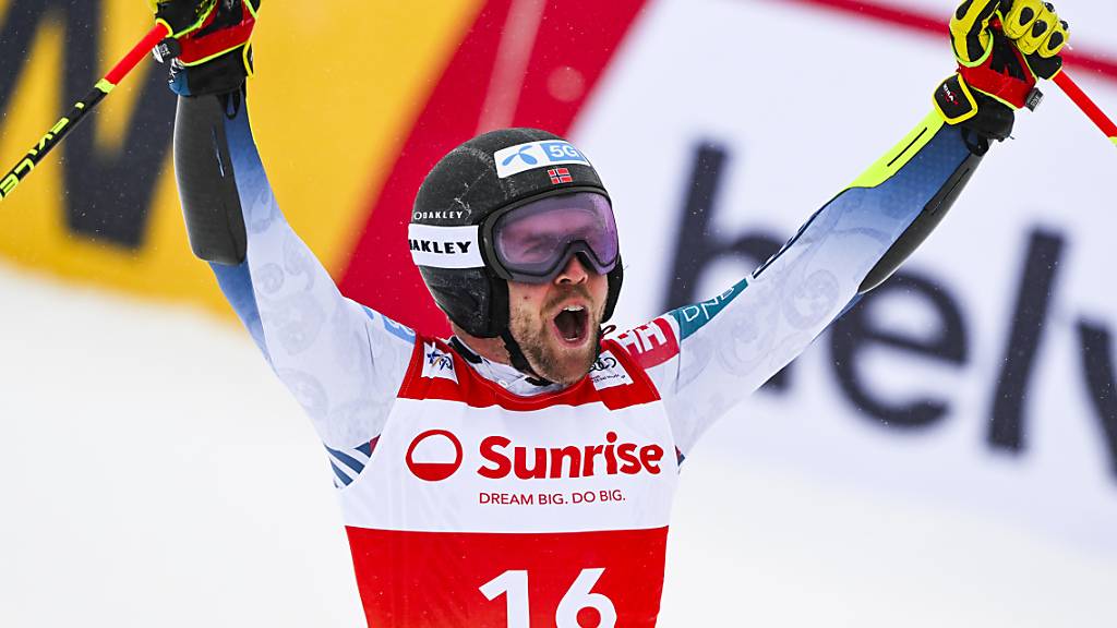 Rang 2 beim Riesenslalom-Klassiker in Adelboden war Aleksander Kildes erster Podestplatz im Weltcup in dieser Disziplin