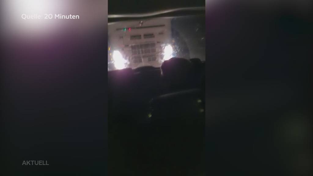 Todesangst: Ein Lastwagenfahrer bedrängt im Bözbergtunnel eine Familie