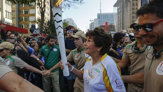 Olympisches Feuer in Rio eingetroffen