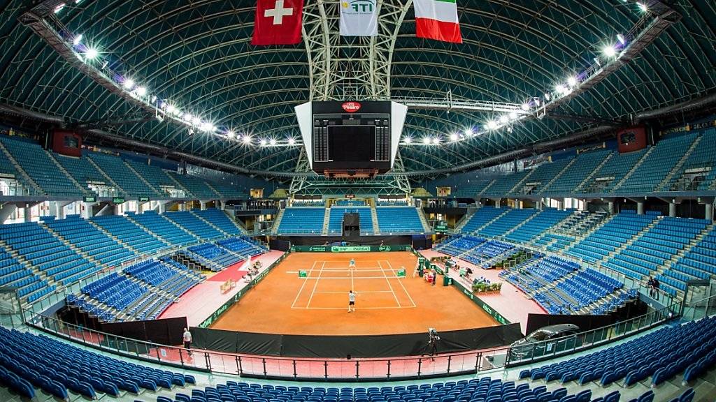 Die Schweiz trifft ab Freitag in der Adriatic Arena von Pesaro im Davis-Cup-Achtelfinal auf Italien.