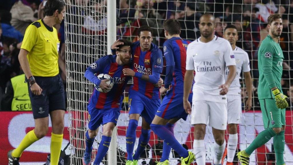 Messi und Neymar verhalfen Barcelona zum Kantersieg