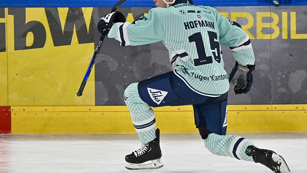 So richtig in Fahrt: Grégory Hofmann erzielte mit einer feinen Einzelleistung das 2:0 für die souveränen Zuger