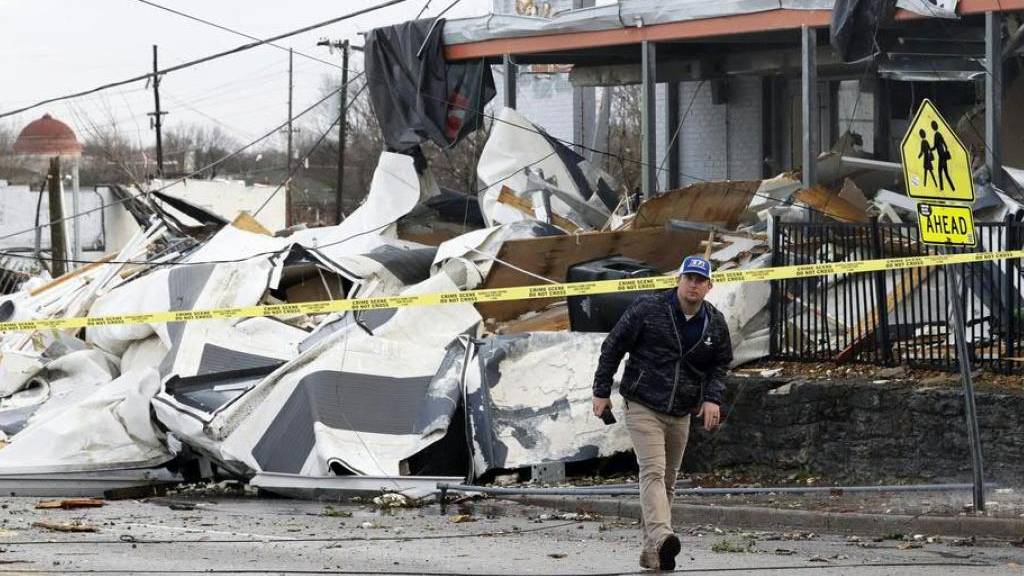 Mindestens 25 Tote nach Tornados im US-Bundesstaat Tennessee
