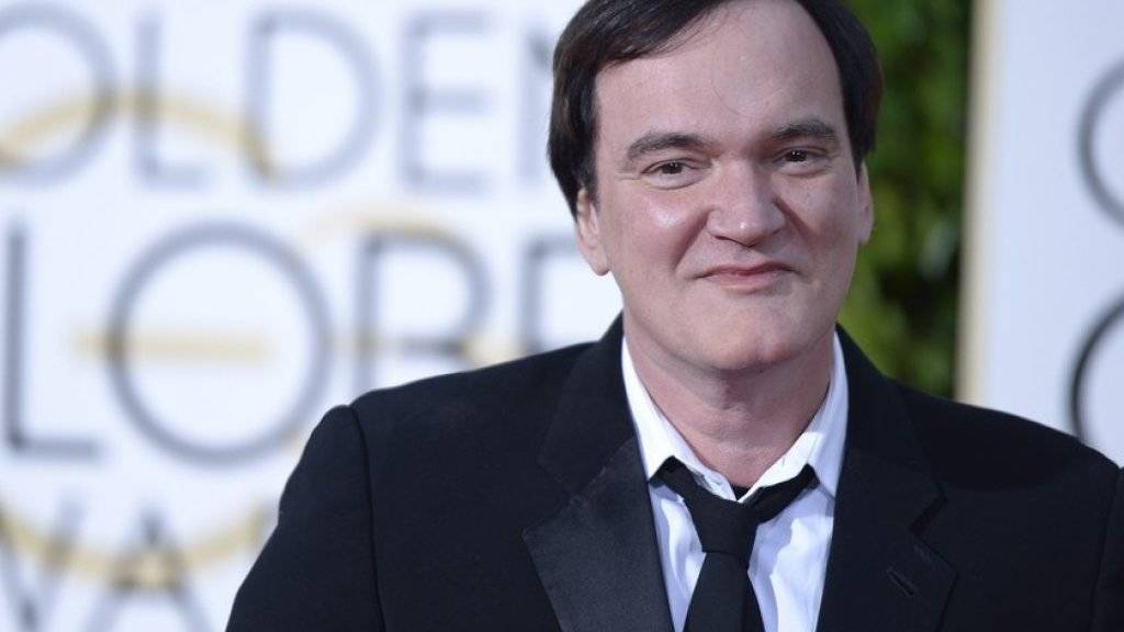 Quentin Tarantino - hier am Sonntag bei den Golden Globes - will in zehn Jahren mit dem Filmen aufhören (Archiv).