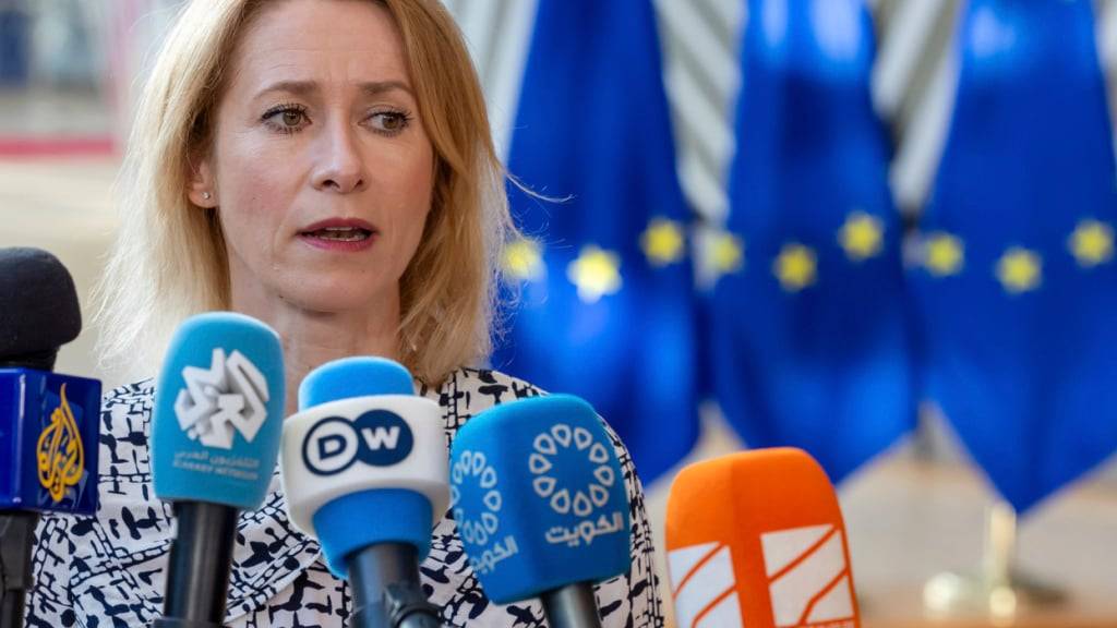 ARCHIV - EU-Außenbeauftragte Kaja Kallas. Foto: Geert Vanden Wijngaert/AP/dpa/Archiv