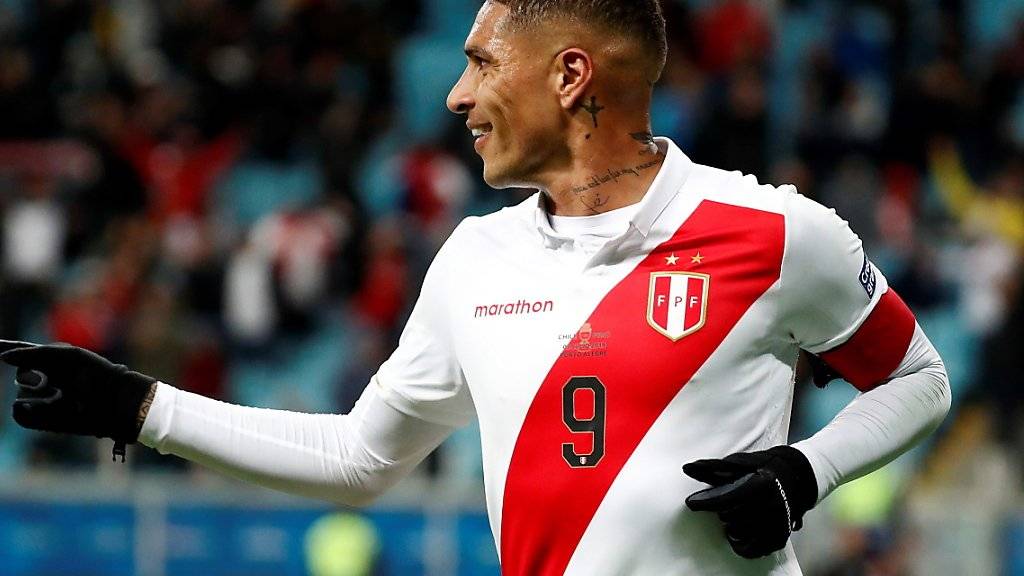 Paolo Guerrero steht mit Peru im Final der Copa America