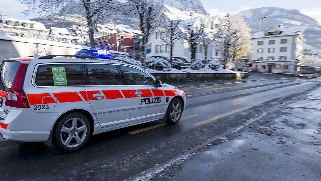 Die Schwyzer Kantonspolizei war am Wochenende wegen eines Ladendiebs und eines Einbrechers ausgerückt. (Archivbild)