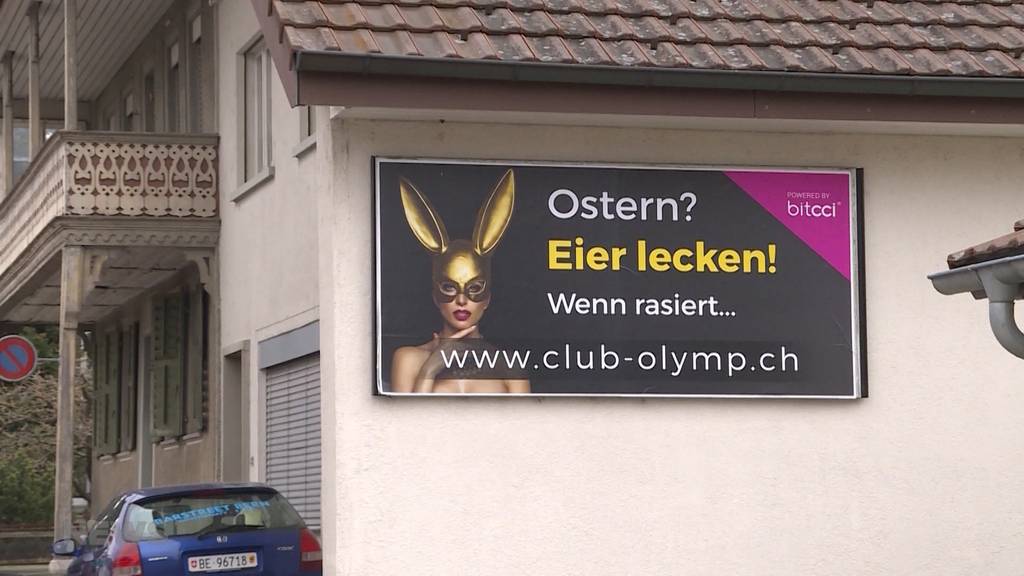 Schüpfen: Werbeplakat eines Sex-Clubs erregt Gemüter