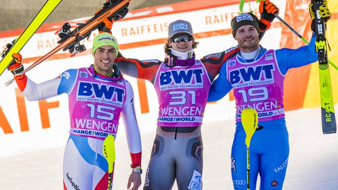Daniel Yule besiegt Schweizer Slalom-Fluch in Wengen, Braathen überraschender Sieger
