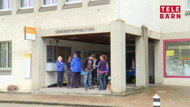 Poststelle schliesst: Einwohner von Wynigen auf Barrikade