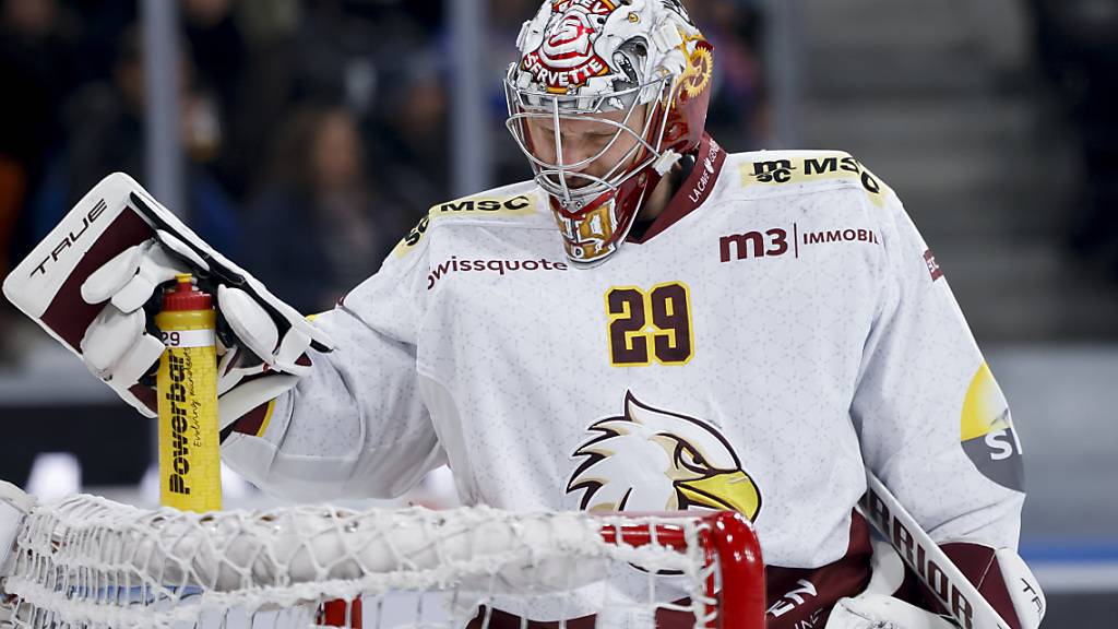 Auf die Torhüter, hier Robert Mayer, muss sich Servette in den Europacup-Viertelfinals verlassen können, wenn die Genfer gegen die Växjö Lakers eine Chance haben wollen