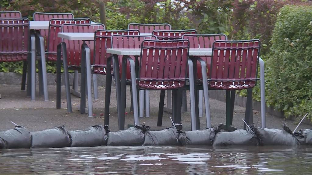 Hochwasser Berlingen TG