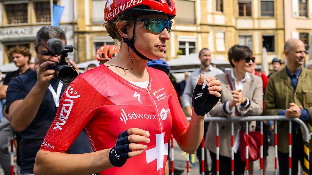 Marlen Reusser im Trikot der Schweizer Meisterin