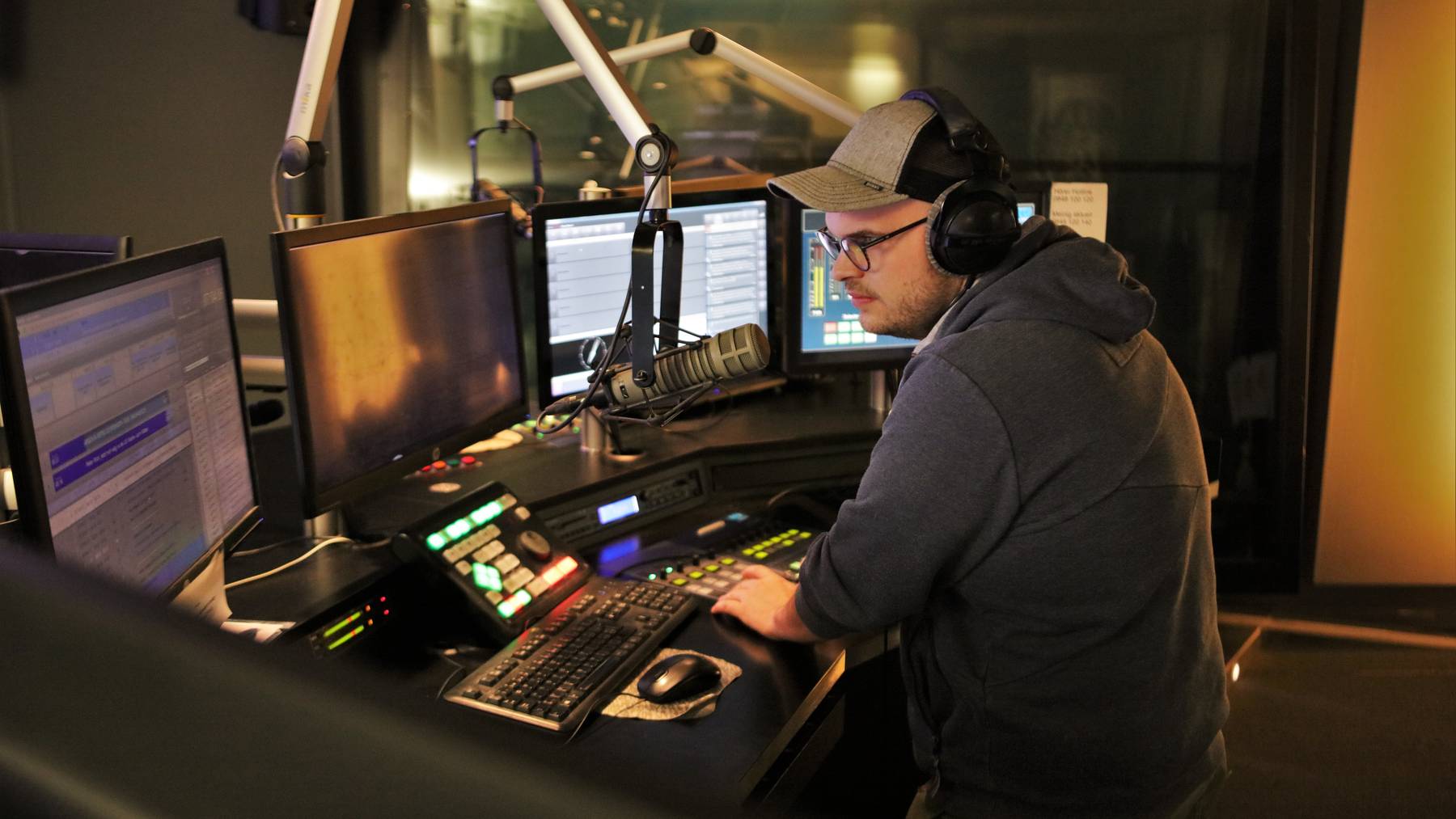 Christian Bisang im Studio