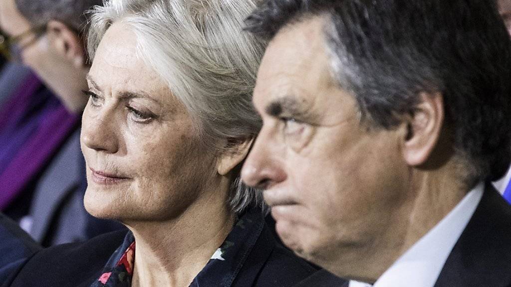 Penelope und François Fillon an einer Wahlveranstaltung Ende Januar in Paris.