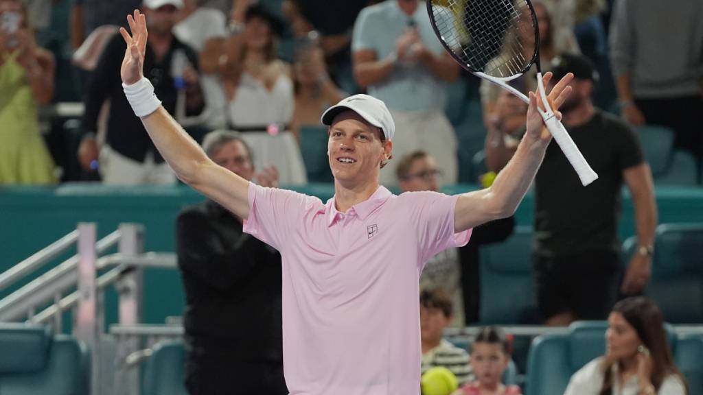 Jannik Sinner im Frühling in Topform. Die letzte 32 Sätze an Masters-1000-Turnieren hat Sinner alle gewonnen