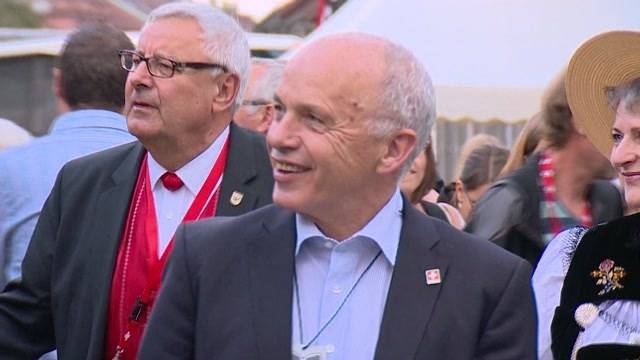 Bundesrat Maurer am Volksmusikfest