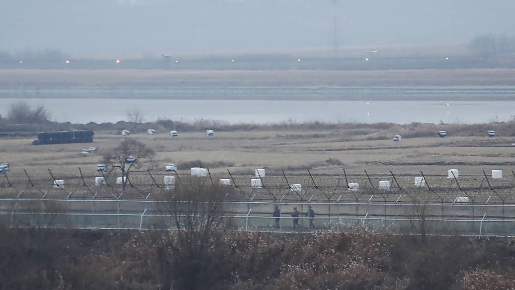 An der Grenze zwischen Nord- und Südkorea ist es zu einem Schusswechsel gekommen. (Archivbild)