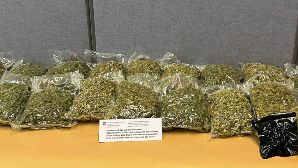 Insgesamt fanden die Grenzwächter 10 Kilogramm Marihuana.